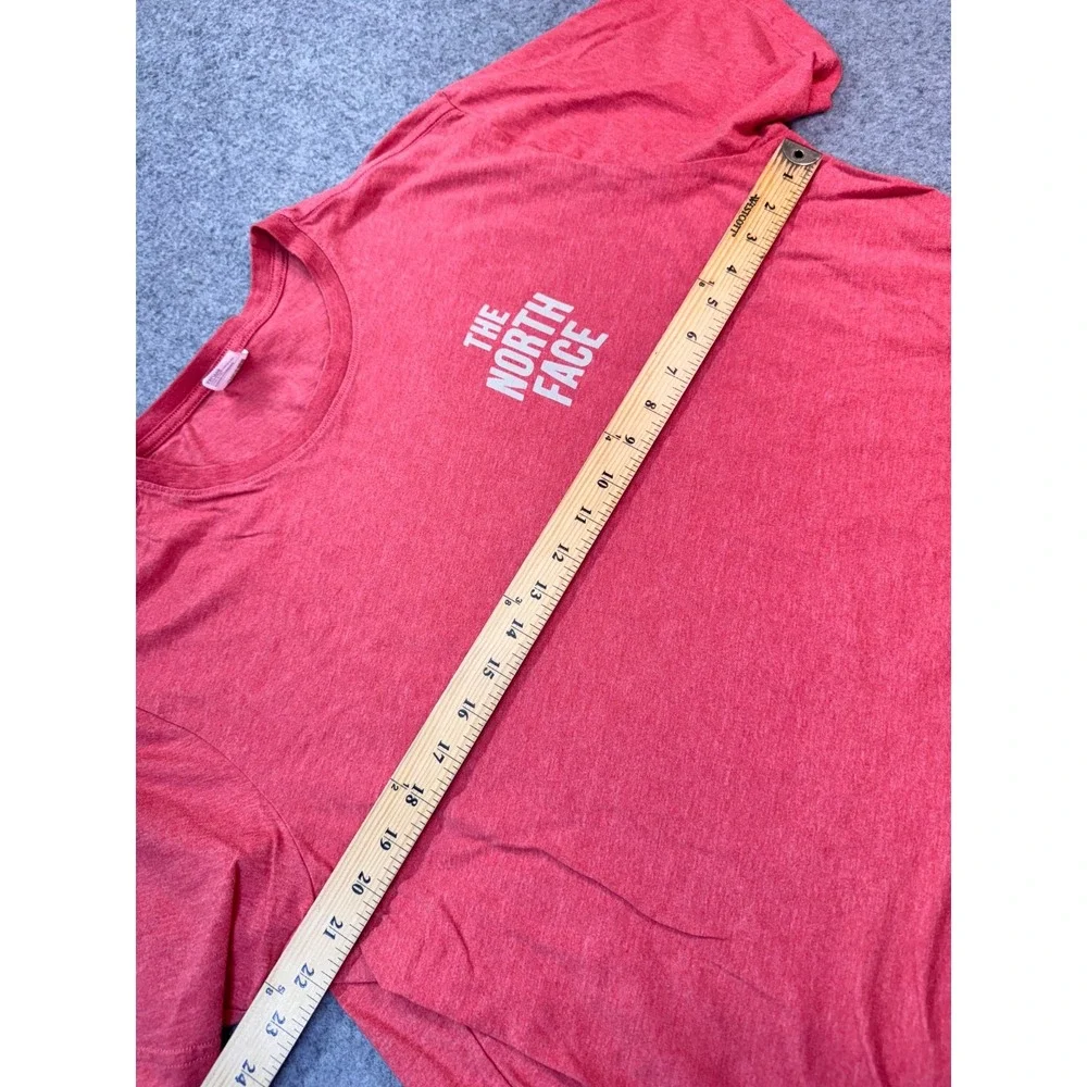 The North Face Men's XXL Red T-Shirt‎ Never Stop Exploring Graphic USA Made Vtg